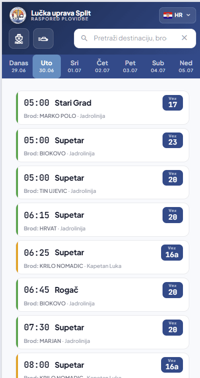 Puštena u rad nova aplikacija Plovidbeni red — desktop i mobilna (PWA)